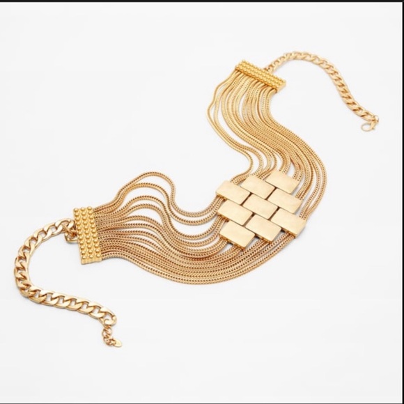 Zara Accessories - Zara Gold Multi Strand Belt